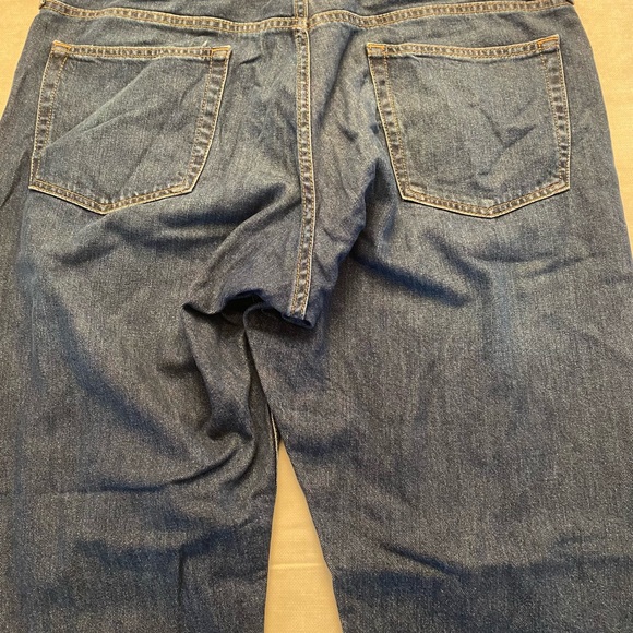 Bonobos Jeans Mens 35x30 Straight Denim Blue Dark Wash Casual Cotton Blend Pants - Picture 7 of 8